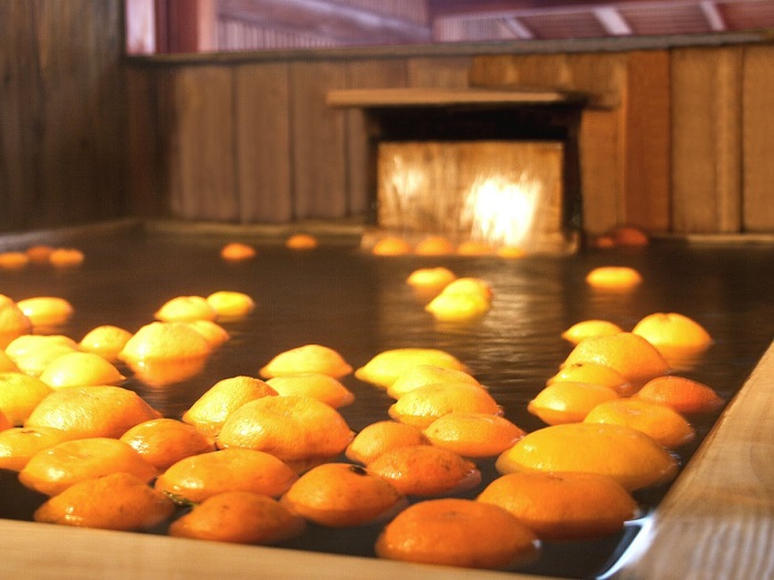 大浴場「空色」のみかん風呂